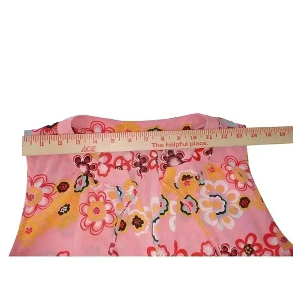 7th Avenue Design Studio New York & Co V-Neck Top Women's Size Large Front Tie - Picture 4 of 12